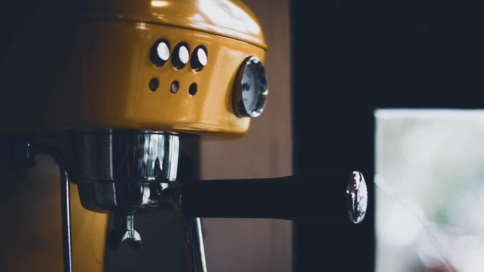 An espresso machine with a steam wand